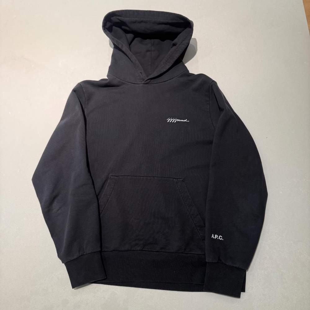 A.P.C. Jjjjound Men's Black Hoodie